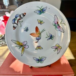 Vintage Transart 7” Butterfly Plate